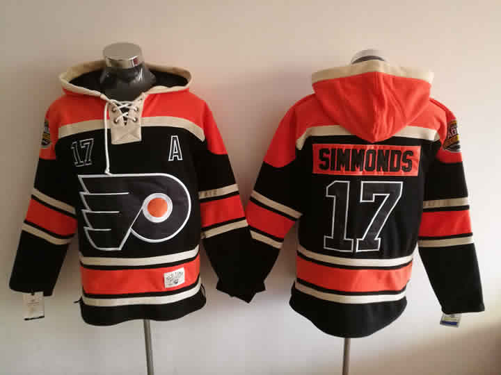 Philadelphia Flyers #17 Wayne Simmonds Black All Stitched Hooded Sweatshirt,We sell and wholesale Philadelphia Flyers #17 Wayne Simmonds Black All Stitched Hooded Sweatshirt on line form chian!
